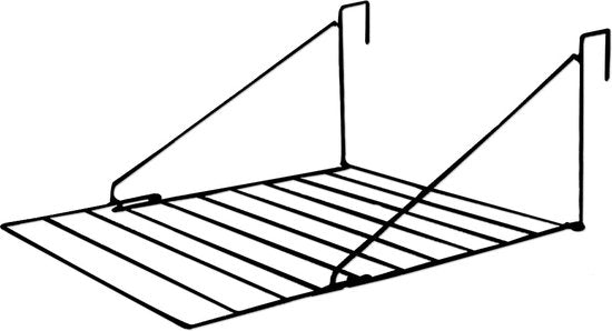 8720929104772 - BRASQ Wäscheständer hängend schwarz - 5 Meter - Wäscheständer für Tür und Balkon - Faltbarer Wäscheständer - Wandtrockengestell - Hängendes Trockengestell - 53x71x27 cm