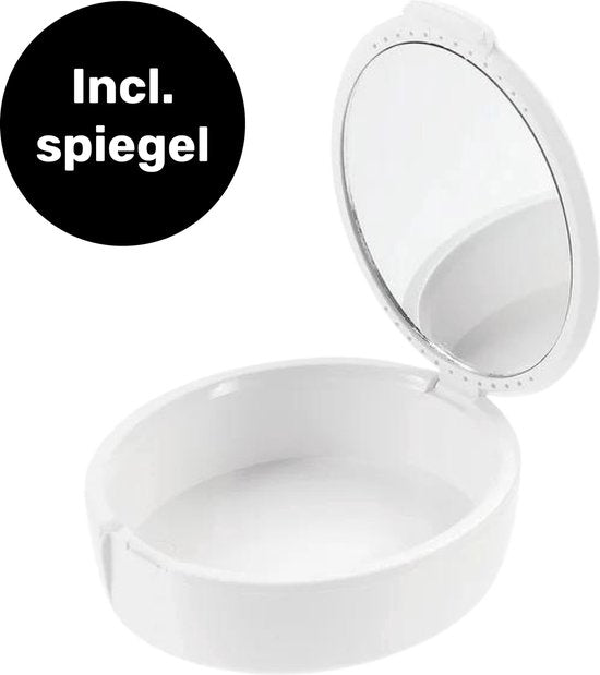 8720929621804 - Denture Box - Bracket Box - Weiß mit Spiegel - Für - Zahnspange - Zahnersatz - Prothese - Bracket Box - Bracket Box - Container - Denture Box 8720929621804 - Denture Box - Bracket Box - Weiß mit Spiegel - Für - Zahnspange - Zahnersatz - Prothese - Bracket Box - Bracket Box - Container - Denture Box
