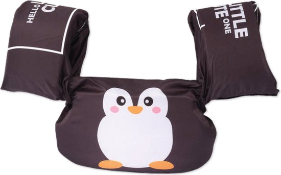 8720929622092 - Puddle Jumper Penguin - Schwimmweste - Für Kinder von 0-2 bis 3-6 Jahren - Schwimmweste Kind - Hai - Schwimmgurte 15-30 kg - Schwimmweste - Schwimmflügel - Schwimmkork - Schwimmgürtel - Swim Essentials