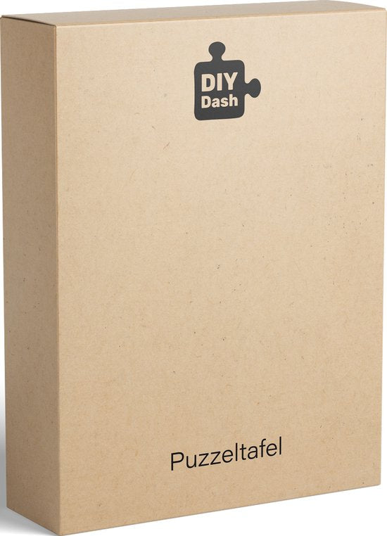 8720929622832 - DIYDash Puzzletisch XL mit Aufbewahrungssystem - 2000 Teile - 8 farbige Schubladen und Deckel - klappbar - Matte - Brett - Teller - Regal - Deluxe - Rollmatte - Teppich - für Puzzles - 1000 - 1500