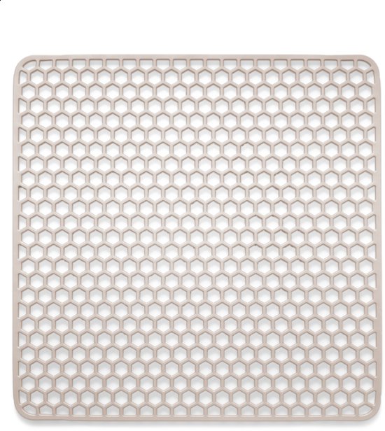 8720938693069 - Bodo® Spülbeckenmatte - Quadratisch - Untersetzer - Beige - 345 x 345 cm