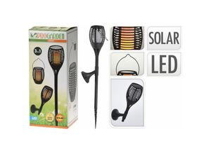 8720942007937 - 3-in-1 led Solar-Taschenlampe Gartenleuchte - Schwarz - Prolenta Premium