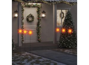 8720942047995 - Prolenta Premium - LED-Weihnachtssterne 3 Stk mit Erdspießen