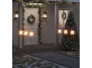 8720942048411 - Prolenta Premium LED-Weihnachtssterne 3 Stk mit Erdspießen