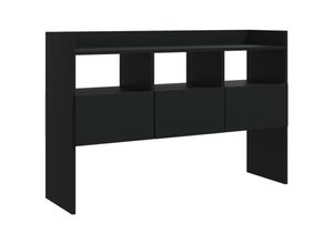 8720942271017 - Maison Exclusive - Sideboard Schwarz 105x30x70 cm Holzwerkstoff - Schwarz