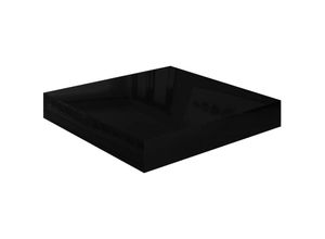 8720942537465 - Maison Exclusive - Schweberegal Hochglanz-Schwarz 23x235x38 cm mdf - Schwarz