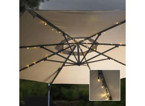 8720942766704 - Maison Exclusive - hi Sonnenschirm-Lichterkette led 130 cm - Weiß