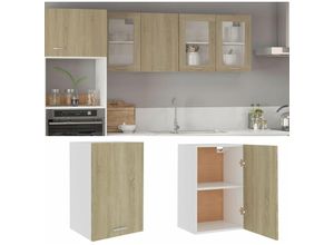 8720942793151 - Maison Exclusive - Hängeschrank Sonoma-Eiche 395x31x60 cm Holzwerkstoff - Braun