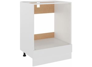 8720942880455 - Herdumbauschrank Weiß 60x46x815 cm Holzwerkstoff - Weiß - Maison Exclusive