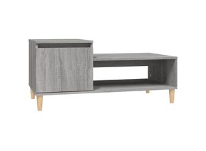 8720942936565 - Couchtisch Grau Sonoma 100x50x45 cm Holzwerkstoff - Grau - Maison Exclusive