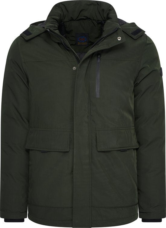 8720955001908 - Parka Arctic Jacket - Jacke Männer - Winterjacke Männer - Wasserabweisend - Winddicht - Grün - 3XL