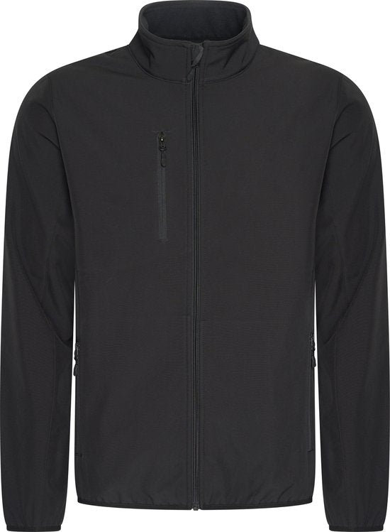 8720955007382 - Softshell Jacke Herren - Winterjacke Herren - Jacken Herren - Winddicht und wasserabweisend - Schwarz - XXL