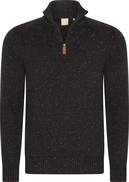 8720955008808 - Skipper - Herrenpullover - halber Reißverschluss - Schwarz - XXL