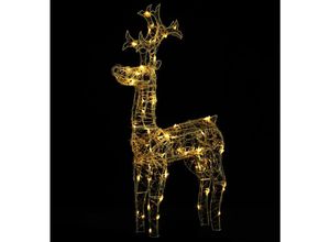 8720961181540 - Maison Exclusive - LED-Rentier Weihnachtsdeko 90 LEDs 60x16x100 cm Acryl