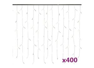 8720961187795 - Maison Exclusive - Lichtervorhang led Eiszapfen 10 m 400 led Kaltweiß 8