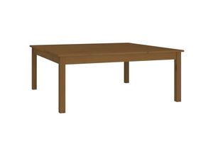 8720961219915 - Maison Exclusive - Couchtisch Honigbraun 100x100x40 cm Massivholz Kiefer - Braun