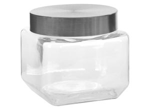 8720961259294 - Maison Exclusive - Vorratsgläser mit Silbernem Deckel 6 Stk 800 ml - Transparent