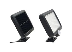 8720961305939 - Solarleuchte mit Bewegungsmelder led Weiß - Schwarz - Maison Exclusive