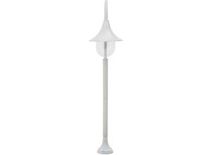 8720961890886 - Garten-Pollerleuchte E27 120 cm Aluminium Weiß - Weiß - Maison Exclusive