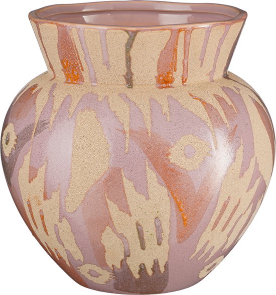 8720967783939 - Javi Vase - H28 x Ø28 cm - Keramik - Rosa Beige