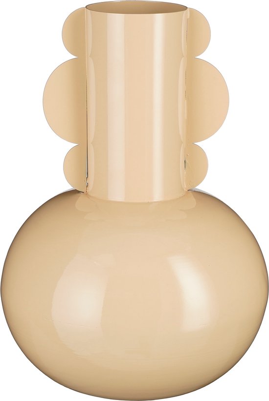 8720967815524 - Boyd Vase - H36 x Ø25 cm - Metall - Beige