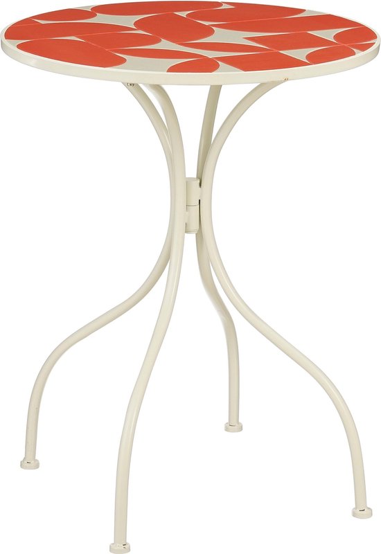 8720983047510 - Bologna Bistrotisch - H76 x Ø61 cm - Metall - Rot 8720983047510 - Bologna Bistrotisch - H76 x Ø61 cm - Metall - Rot