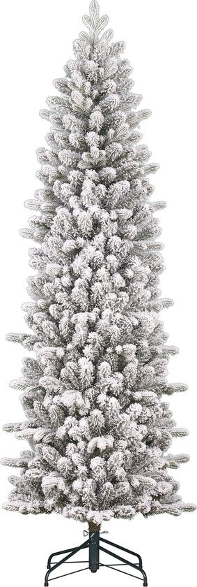 8720983084737 - Trees Harma Schmaler Künstlicher Weihnachtsbaum - H230 x Ø69 cm - Grün gefrostet