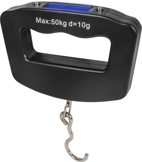 8720986571517 - - Digitale Gepäckwaage - Gepäckwaage bis zu 50 KG - Inklusive Batterien - Gepäckwaage - Gepäckwaage mit digitaler Anzeige - Hängewaage 8720986571517 - - Digitale Gepäckwaage - Gepäckwaage bis zu 50 KG - Inklusive Batterien - Gepäckwaage - Gepäckwaage mit digitaler Anzeige - Hängewaage