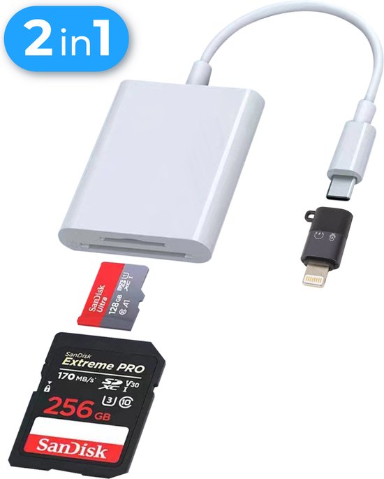 8720986572255 - - SD Kartenleser - SD Kartenleser USB C - Kartenleser - Lightning Adapter - Speicherkartenleser - Micro SD Adaper - SD Kartenleser - Kartenleser - Micro SD Kartenleser