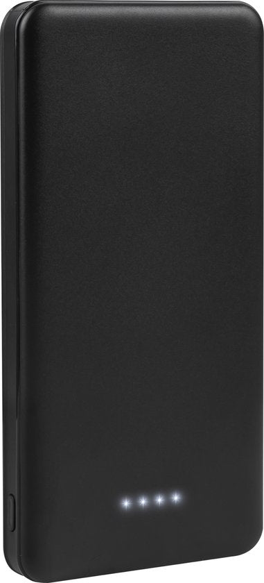 8720986572323 - - Powerbank 10000 mAh - Schnellladegerät - Kompaktes Design - 2x USB USB-C & Micro USB - Universal Powerbanks für Smartphones Tablets & Gadgets - Externer Akku - Schwarz