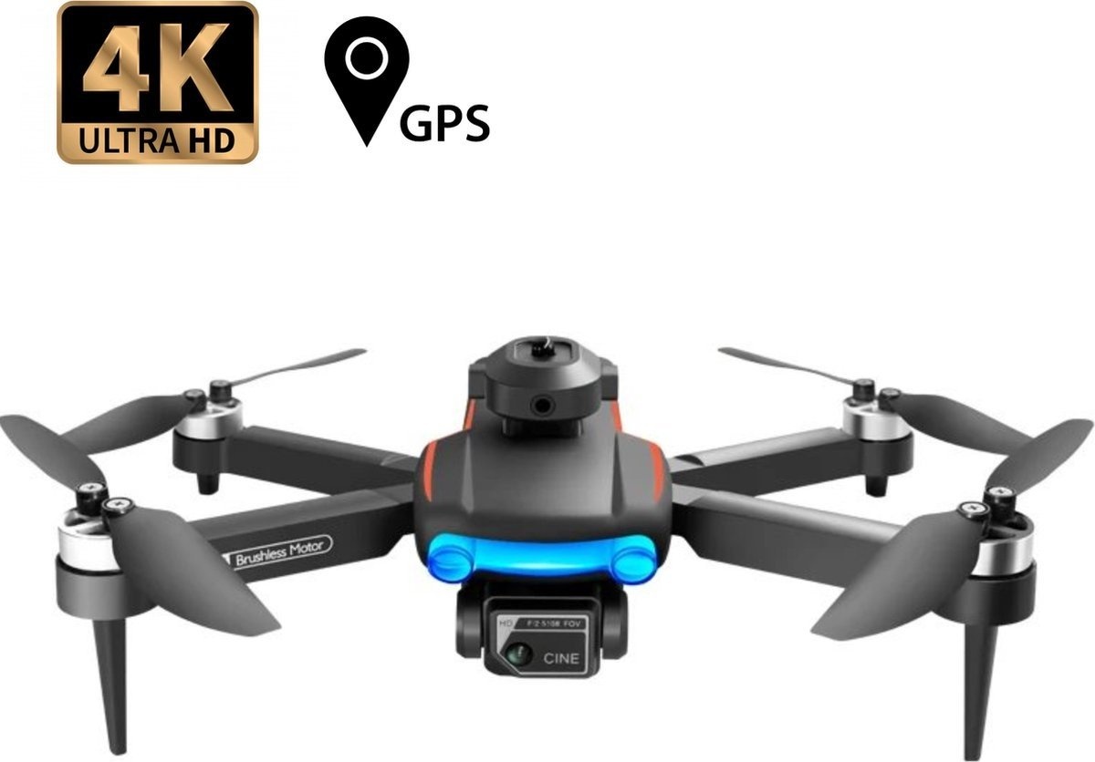 8720986670128 - PuroTech Quad-Drohne Full HD 4K Kamera - 45 Minuten Flugzeit - Hindernisvermeidung - Inklusive 3 Batterien - Kein Flugschein erforderlich - Geeignet für Kinder   Erwachsene - Geschenk Weihnachten & Nikolaus