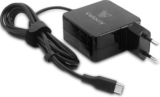8720986670616 - Velociy® USB-C-Ladegerät 100W - USB-C-Adapter - USBC-Ladegerät für Samsung geeignet - Universell für Laptops Tablets Telefone und USB-C-Hubs - Kompakt - Version 2024