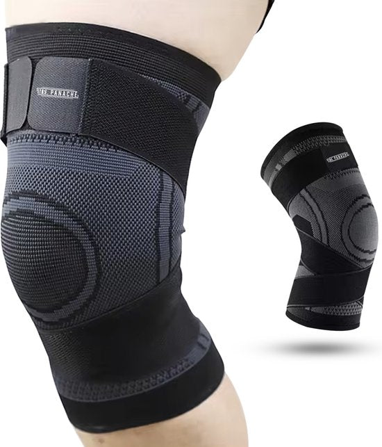 8721008216119 - MR PANACHE Knieschiene - Knieschiene - Knieschiene Damen - Knieschiene Arthritis - Knieschiene Support Knee - Patella Brace - Relief of Joint Pain - Knieschiene Hinge - Knieschiene Meniskus - Größe L - Schwarz