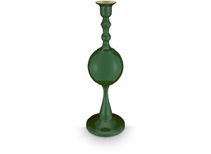 8721009906293 - Kerzenständer PIP STUDIO Kerzenhalter Kugel grün B12cm H37cm T12cm Ø12cm Aluminium Kerzenhalter