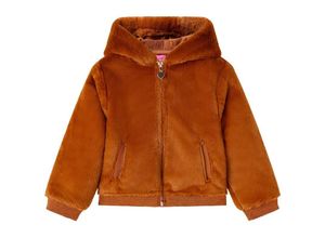 8721012036161 - Bonnevie - Kinder-Kapuzenjacke Kunstpelz Cognac 104 vidaXL42857