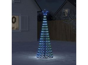 8721012042124 - Riceel - vidaXL Weihnachtsbaum Kegelform 275 LEDs Blau 180 cm