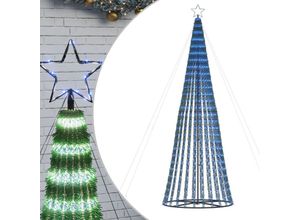 8721012042162 - Vidaxl - Weihnachtsbaum Kegelform 688 LEDs Blau 300 cm 377472