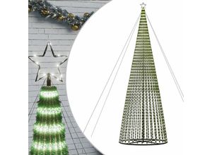 8721012042193 - Vidaxl - Weihnachtsbaum Kegelform 1544 LEDs Kaltweiß 500 cm Cold white