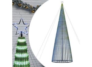 8721012042209 - Weihnachtsbaum Kegelform 1544 LEDs Blau 500 cm Vidaxl Blue