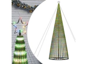 8721012042216 - Weihnachtsbaum Kegelform 1544 LEDs Mehrfarbig 500 cm Vidaxl Multicolour