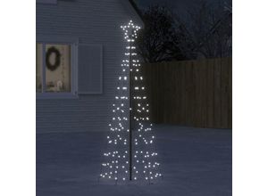 8721012042278 - Bonnevie - LED-Weihnachtsbaum mit Erdspießen 220 LEDs Kaltweiß 180 cm vidaXL99788