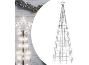 8721012042315 - LED-Weihnachtsbaum mit Erdspießen 570 LEDs Kaltweiß 300 cm Vidaxl Cold white