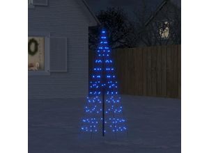 8721012042377 - Vidaxl - LED-Weihnachtsbaum für Fahnenmast 200 LEDs Blau 180 cm 815057