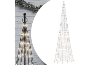 8721012042438 - Vidaxl - LED-Weihnachtsbaum für Fahnenmast 1534 LEDs Kaltweiß 500 cm Cold white