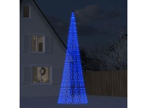 8721012042452 - Vidaxl - LED-Weihnachtsbaum für Fahnenmast 1534 LEDs Blau 500 cm Blue