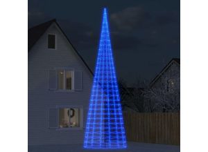 8721012042490 - Vidaxl - LED-Weihnachtsbaum für Fahnenmast 3000 LEDs Blau 800 cm 255823