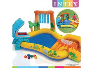 8721012054844 - Pool Aufblasbar Dinosaur Play Center 249x191x109 cm 57444NP Intex