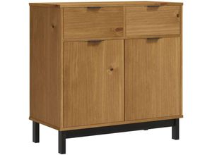 8721012107625 - Vidaxl - Sideboard flam 80x40x80 cm Massivholz Kiefer