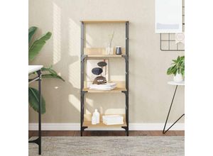 8721012124318 - Bonnevie - BücherregalStandregal Sonoma-Eiche 50x33x1175 cm Holzwerkstoff vidaXL