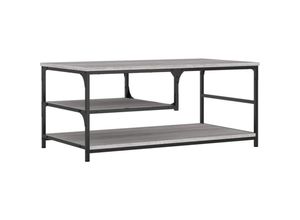 8721012124738 - Bonnevie - Couchtische Kaffeetisch Grau Sonoma 90x49x40 cm Holzwerkstoff vidaXL